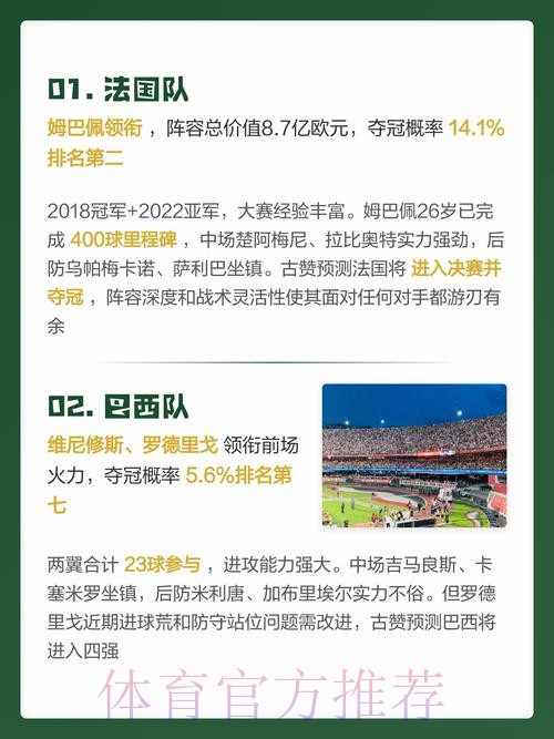 免费领取世界杯预测要点